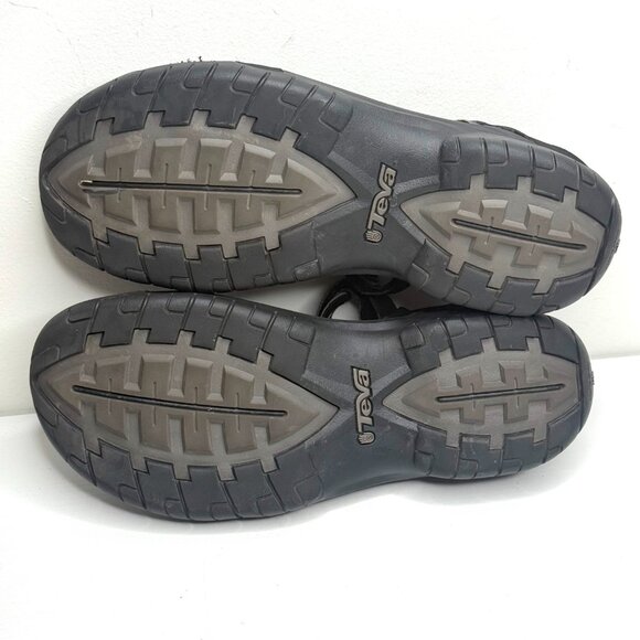 Teva Minam Sport Outdoor Hiking Water Sandals Mens 12 Black Gray 4289